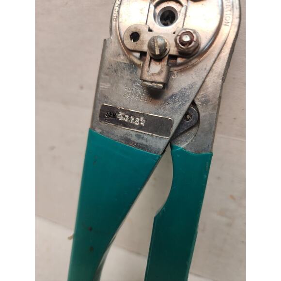 Buchanan Tools 615466 Ratchet Hand Crimp Crimper Tool Amerace Corp - Picture 4 of 10